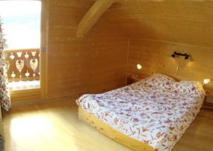 Slaapkamers in vakantiehuis la tulipe voor 2 tot 11 personen in de zomer en winter in Vallée du Haut-Giffre